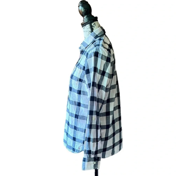 Tommy Hilfiger Check Plaid Popover Shirt S Fishermen Angler Hiking Preppy Y2K - Picture 4 of 10
